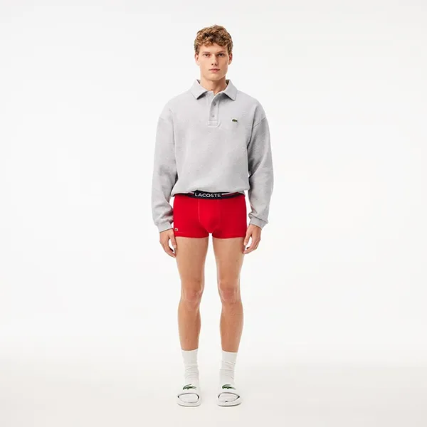 Set 3 Quần Lót Nam Lacoste 3-Pack 5H3386-10 Phối Màu Size S