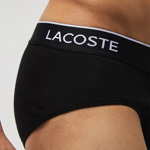 Set 3 Quần Lót Nam Lacoste 8H3472 031 Màu Đen Size XS