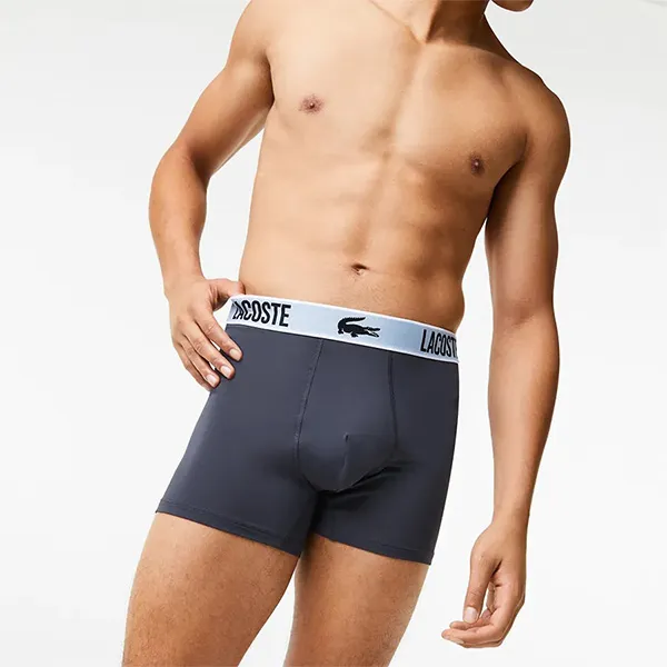 Set 3 Quần Lót Nam Lacoste Jersey Trunk 3 Pack 5H9972 51 SHQ Phối Màu Size XS