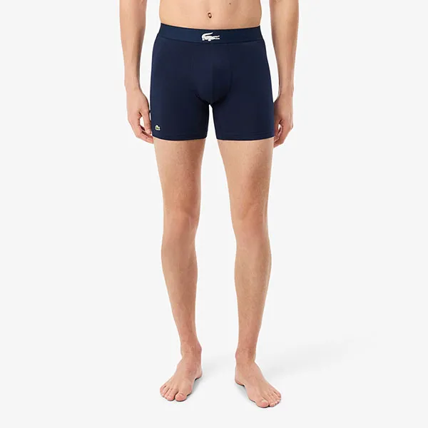 Set 3 Quần Lót Nam Lacoste Men's 3-Pack Cotton Boxer Briefs 6H1295 P52 Phối Màu Size XS