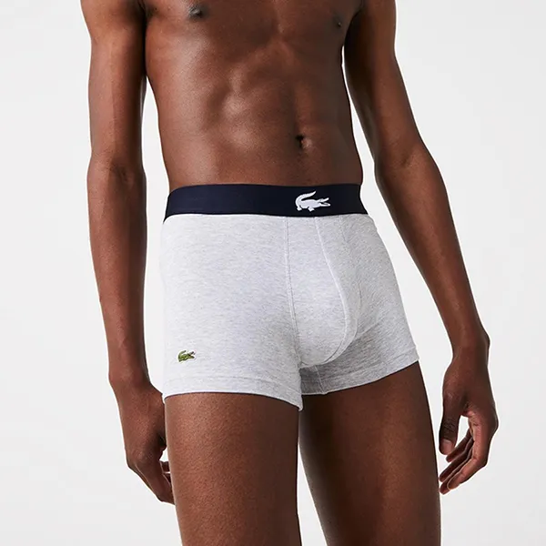 Set 3 Quần Lót Nam Lacoste Pack Of 3 Casual Boxer Briefs 5H1803 BCK Phối Màu Size S