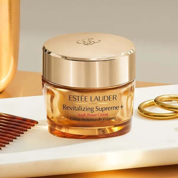 Set Dưỡng Da Estée Lauder Revitalizing Supreme Crème Serum Eye Care Lipstick Gift 6 Món