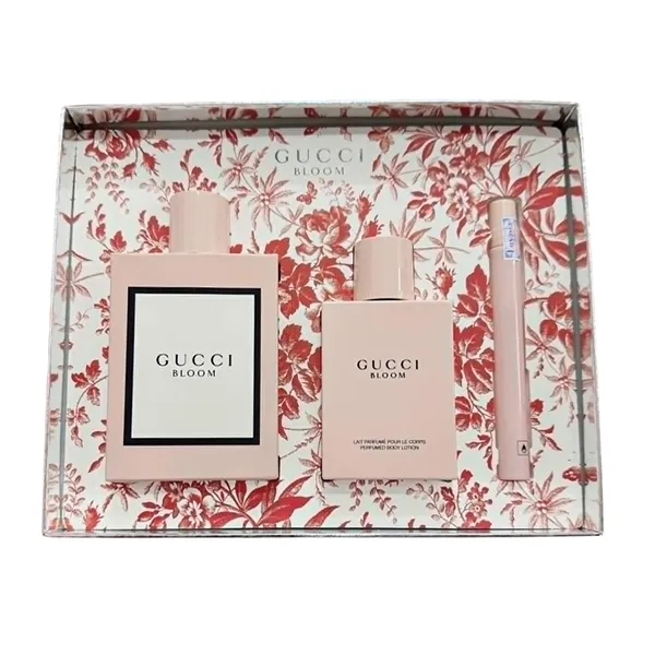 Set Nước Hoa Nữ Gucci Bloom EDP (100ml + Mini 10ml + Body Lotion 100ml)