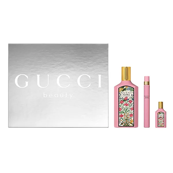 Set Nước Hoa Nữ Gucci Flora Gorgeous Gardenia EDP 3 Món (100 + 10ml + 5ml)