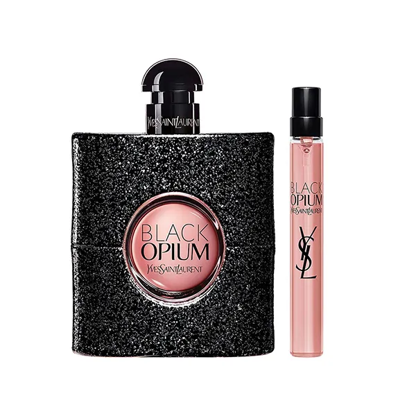 Set Nước Hoa Yves Saint Laurent YSL Black Opium EDP 3 Món (90ml + 10ml + Son Mini YSL Loveshine 44)