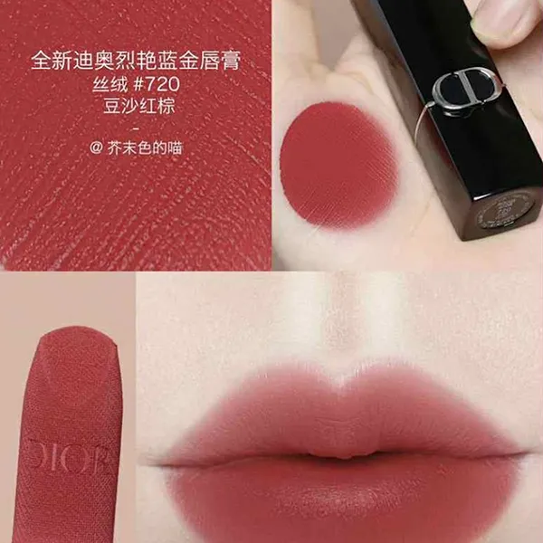 Set Son Dior Rouge Dior 999 Và 720 (2 Món)