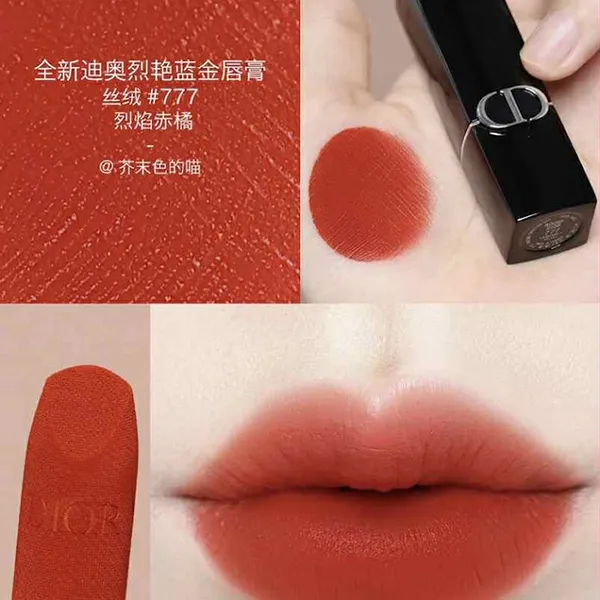 Set Son Dior Rouge Velvet 777 Và 888 (2 Món)