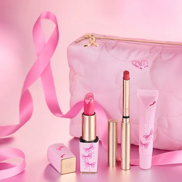 Set Son Estée Lauder Transforming Hope Lip Collection Makeup Set 3 Món (Kèm Túi)