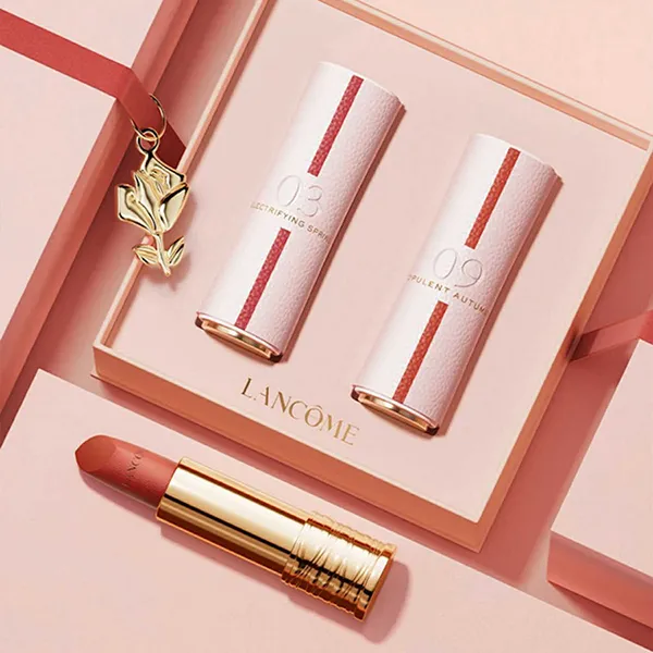 Set Son Lancôme L'Absolu Rouge Limited Drama Matte (03 Electrifying Spring + 09 Opulent Autumn)