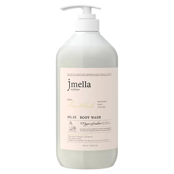 Set Sữa Tắm Cấp Ẩm Mịn Da Jmella In France No.03 Lime & Basil Body Wash