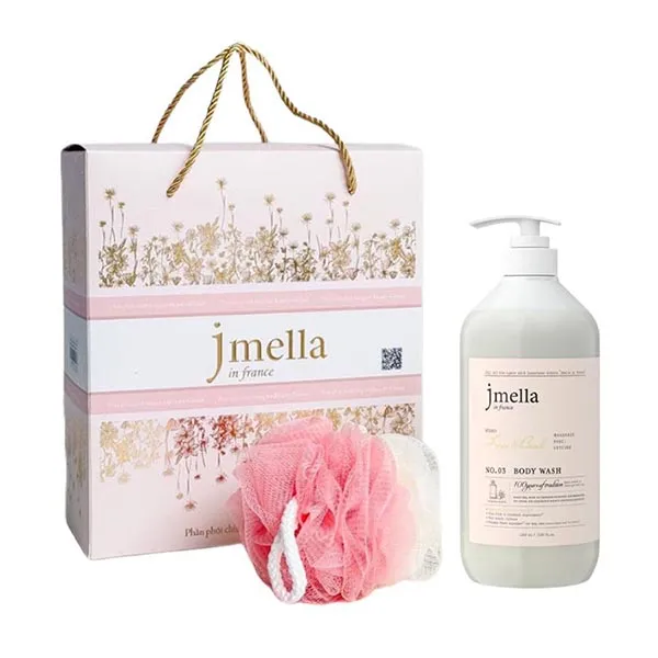 Set Sữa Tắm Cấp Ẩm Mịn Da Jmella In France No.03 Lime & Basil Body Wash