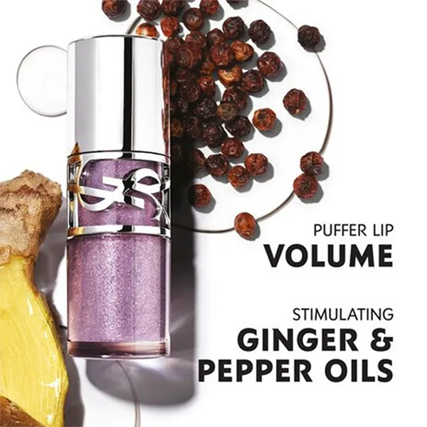 Son Bóng Yves Saint Laurent YSL Loveshine Plumpling Lip Oil Gloss 01 Thunder Stealer Màu Ánh Tím