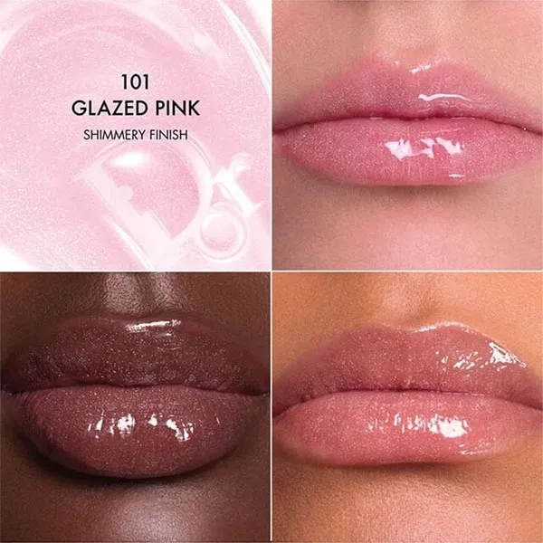 Son Dưỡng Dior Addict Lip Glow Butter 101 Glazed Pink Màu Hồng Nude