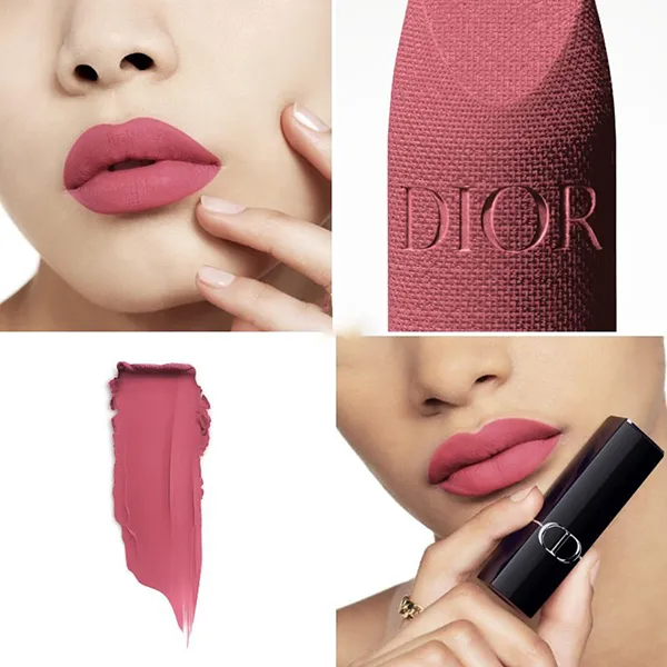 Son Dior Rouge Couture Colour Floral Velvet Lipstick 625 Mitzah Màu Hồng Đất