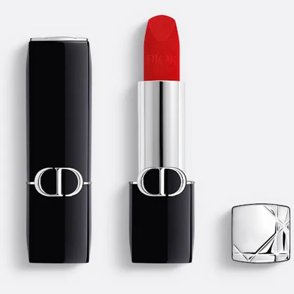 Son Dior Rouge Dior Couture Color Velvet Lipstick Finish 999 Màu Đỏ Tươi