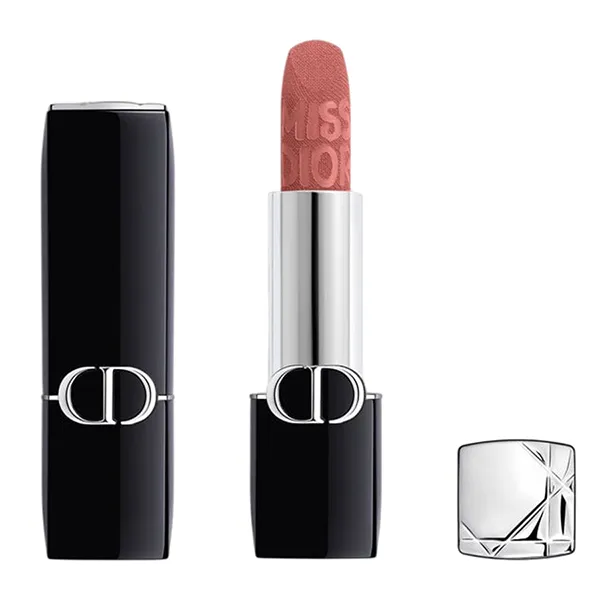 Son Dior Rouge Dior Limited Edition Lipstick Velvet Finish 100 Nude Look Màu Hồng Nude Đất