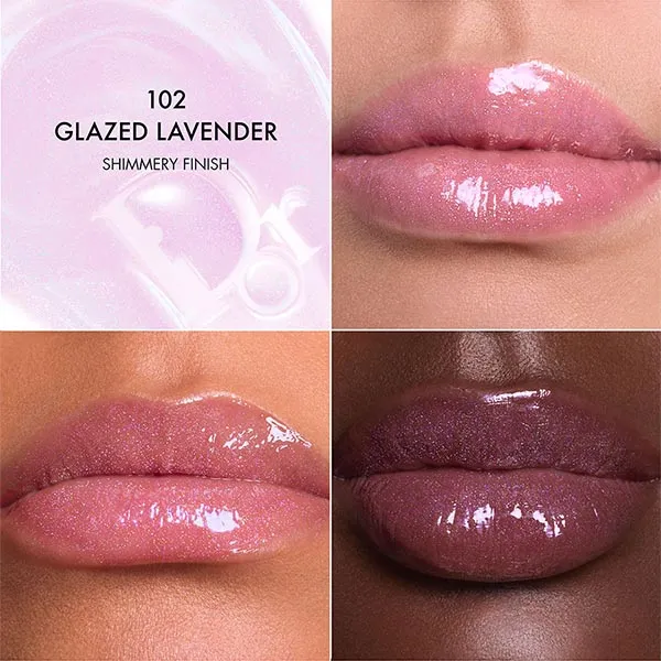 Son Dưỡng Dior Addict Lip Glow Butter 102 Glazed Lavender Màu Hồng Tím