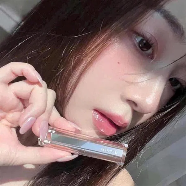 Son Dưỡng Lancome Lip Idole Squalane 12 Butterglow Mini 10 Keep It Glowy Màu Hồng Nude