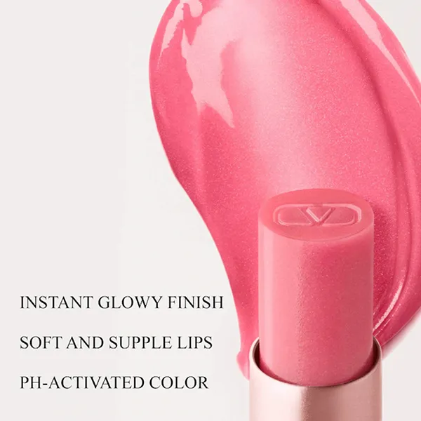 Son Dưỡng Valentino Spike Hydrating Disco Lip Balm 120R Màu Hồng Lạnh