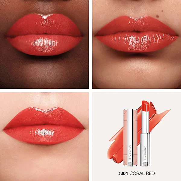 Son Givenchy Shine Serum Lipstick 304 Màu Đỏ Cam