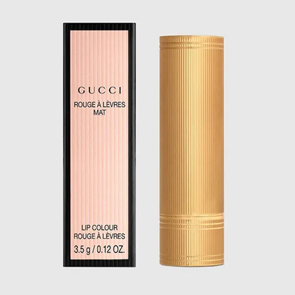 Son Gucci Orange Matte 308 Lucy Dark Màu Cam Gạch