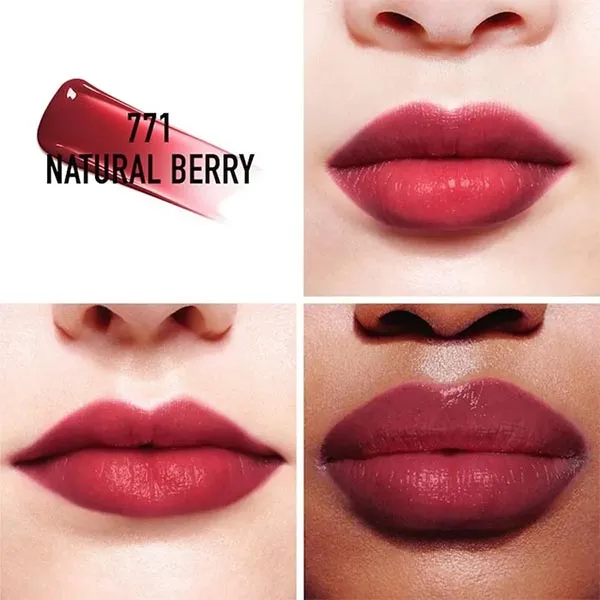 Son Kem Dior Addict Lip Tint 771 Natural Berry Màu Đỏ Hồng