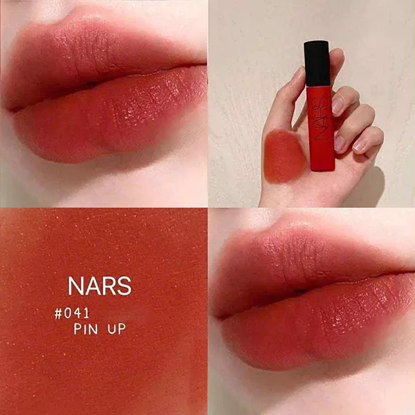 Son Kem Nars Air Matte Lip Color 041 Pin Up Màu Đỏ Gạch