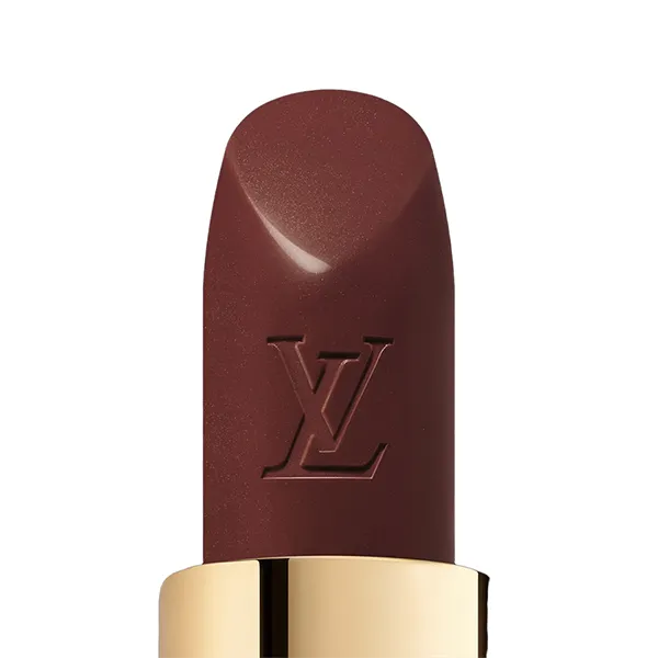 Son Lì Louis Vuitton LV Rouge À Lèvres Satin 112 Rumbling Storm Màu Nâu Đất