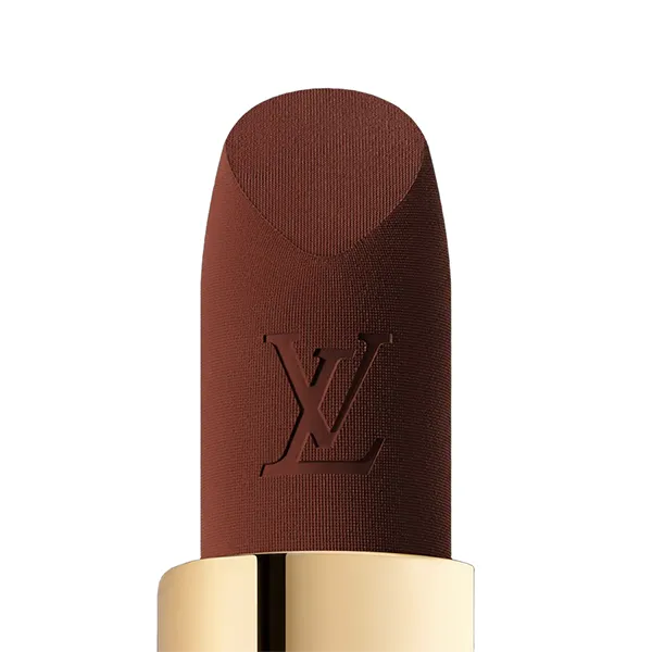 Son Lì Louis Vuitton LV Rouge À Lèvres Mat 113 Volcano Heart Màu Đỏ Nâu