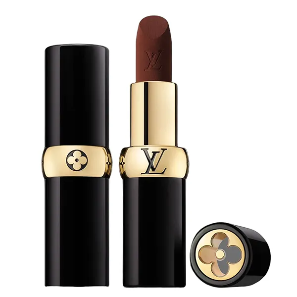 Son Lì Louis Vuitton LV Rouge À Lèvres Mat 113 Volcano Heart Màu Đỏ Nâu