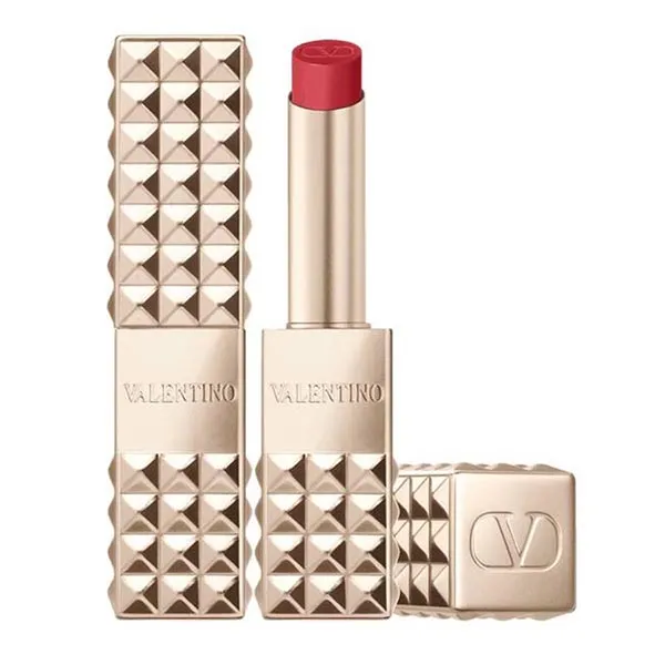 Son Lì Valentino Spike Valentino Buttery Matte Lip Color 410A On Top Of The World Màu Đỏ Tươi