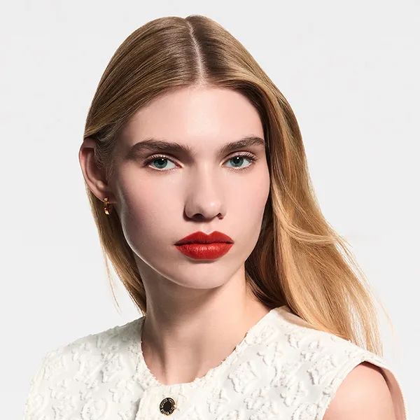 Son Louis Vuitton LV Rouge À Lèvres Mat 605 Dance On Mars Màu Đỏ Đất