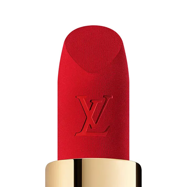 Son Louis Vuitton LV Rouge - Matte Lipstick 854 Rouge Louis Màu Đỏ Thuần