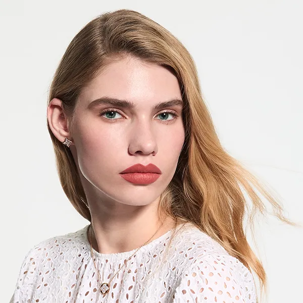 Son Louis Vuitton LV Rouge - Rouge À Lèvres Mat 203 - Rose Odyssée Màu Đỏ Đất