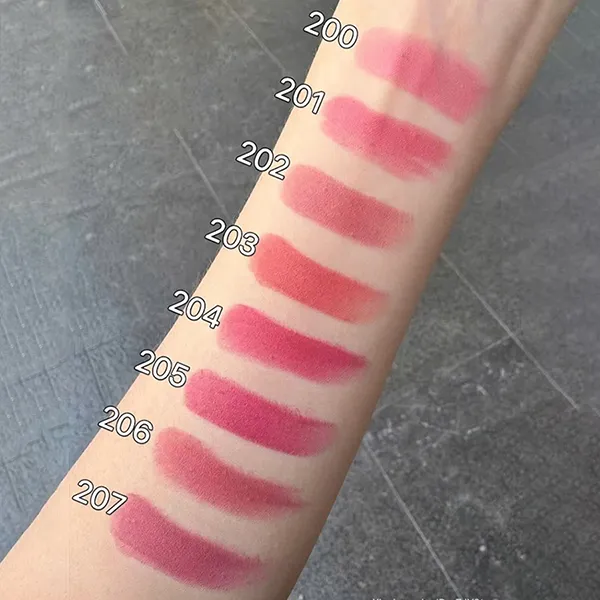Son Louis Vuitton LV Rouge - Rouge À Lèvres Mat 206 - Cœur Battant Màu Hồng Đỏ Đất