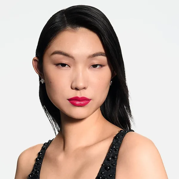 Son Louis Vuitton LV Rouge Satin Lipstick 303 Not Blushing Màu Hồng Magenta