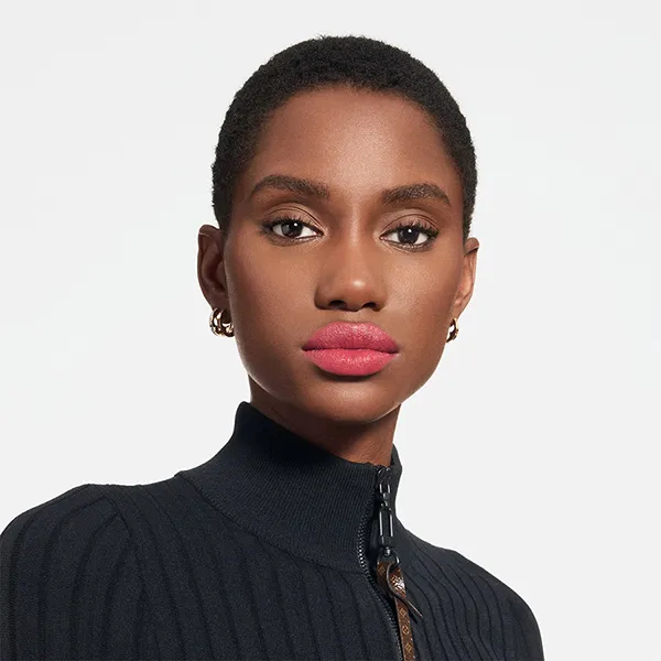 Son Louis Vuitton LV Rouge Satin Lipstick 305 Sweet Victory Màu Hồng