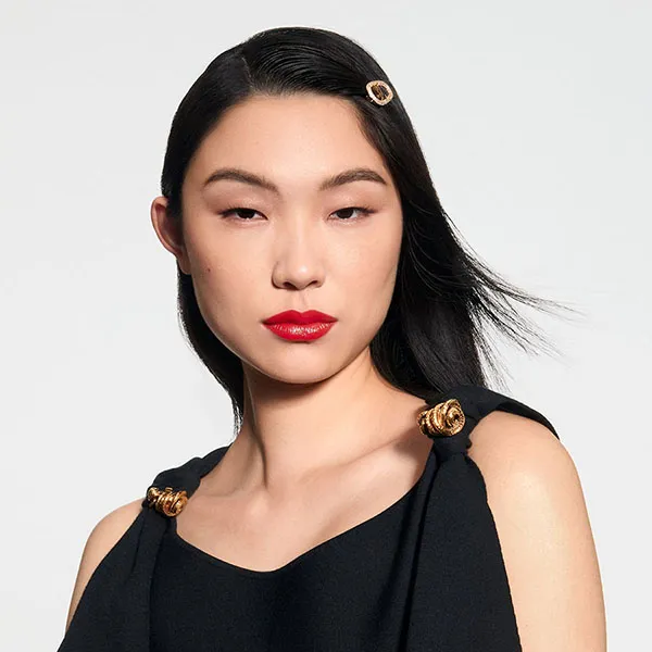 Son Louis Vuitton LV Rouge - Satin Lipstick 501 Rouge Empreinte Màu Đỏ Ánh Cam
