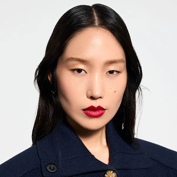 Son Louis Vuitton LV Rouge - Satin Lipstick 502 Time Capsule Màu Đỏ Burgundy