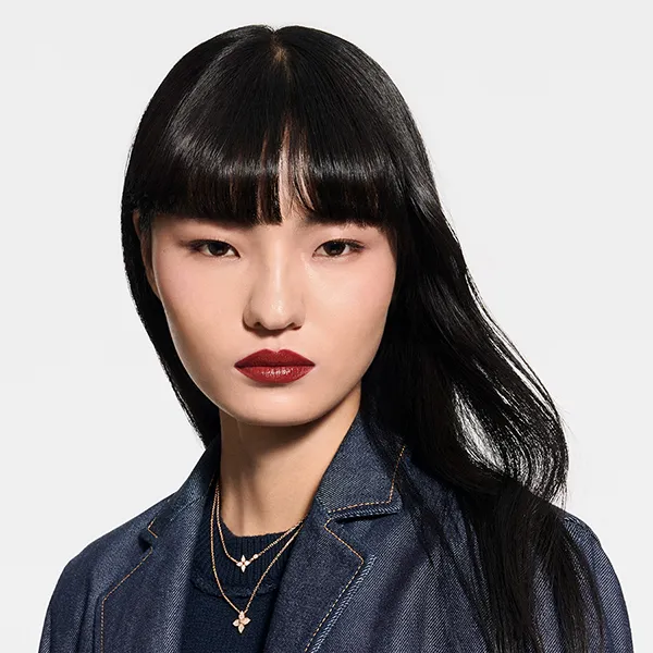 Son Louis Vuitton LV Rouge - Satin Lipstick 896 Monogram Rouge Màu Đỏ Gạch