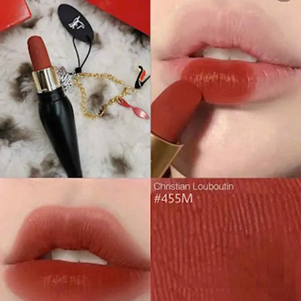 Son Lì Christian Louboutin 455M Màu Đỏ Gạch