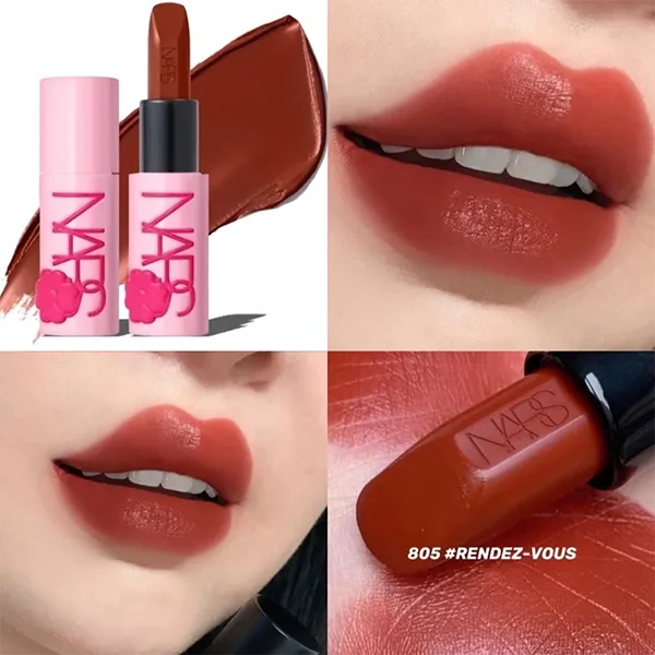 Son Nars Explicit Lipsticks Beauty In Bloom Limited Edition 805 Rendez Vous Màu Đỏ Đất