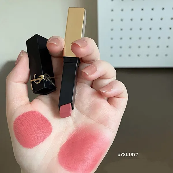 Son Yves Saint Laurent YSL The Slim 1977 Pink Voyage Màu Hồng Đào (Mẫu Mới 2025)