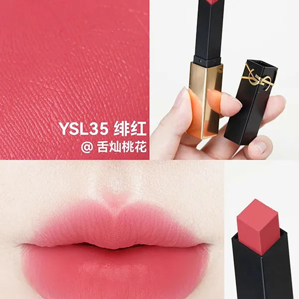 Son Yves Saint Laurent YSL The Slim 35 Màu Hồng (Mẫu Mới 2025)