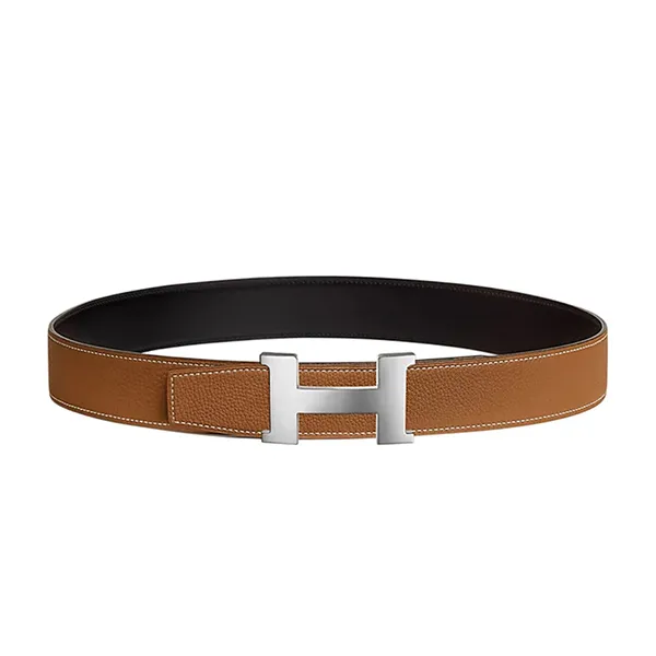 Thắt Lưng Nam Hermès Constance Belt Buckle & Reversible Leather Strap 38mm Màu Đen/Nâu Size 85