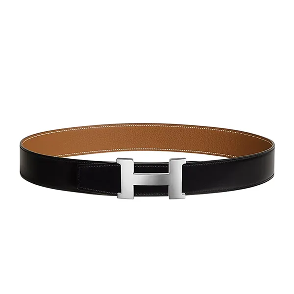 Thắt Lưng Nam Hermès Constance Belt Buckle & Reversible Leather Strap 38mm Màu Đen/Nâu Size 85