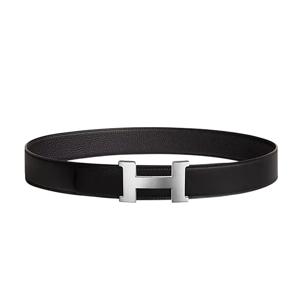 Thắt Lưng Nam Hermès Constance Belt Buckle & Reversible Leather Strap 38mm Màu Đen Size 90