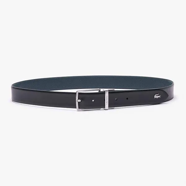 Thắt Lưng Nam Lacoste Men's Reversible Leather Belt RC4097 H42 Màu Xanh Size 110 (Hai Mặt)
