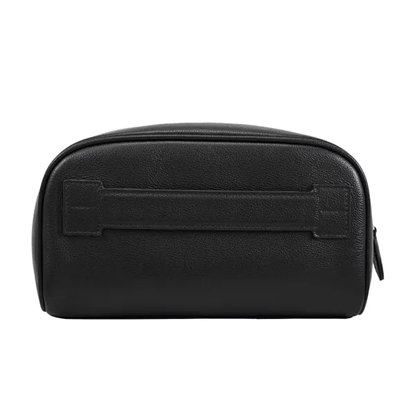 Túi Cầm Tay Burberry Logo Leather Pouch 8061363 Màu Đen