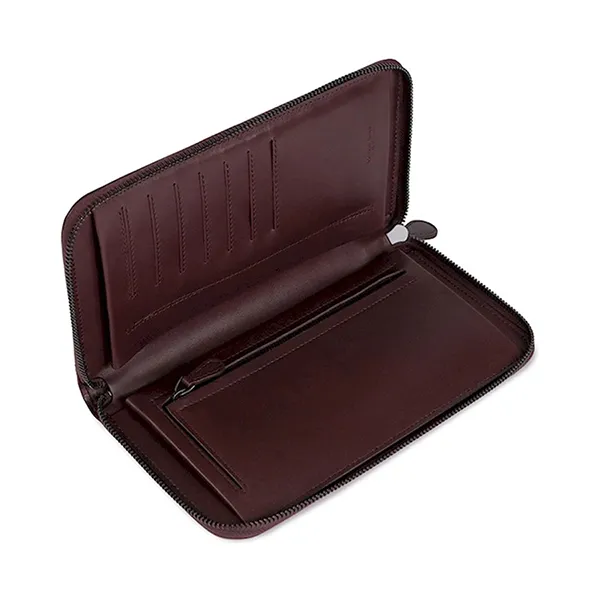 Túi Cầm Tay Nam Bottega Veneta Length Place Card Black 169730-V4651-5023 Màu Đỏ Tía